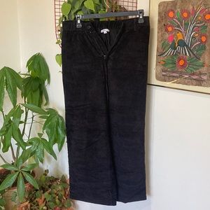 Corduroy wide leg pant